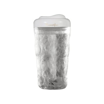 【ibits】QD-156 冰心加濕器 透明玻璃杯 炫彩燈 靜音減壓助眠 380ML Type-C充電