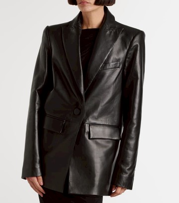 Alex Perry Oversized leather blazer