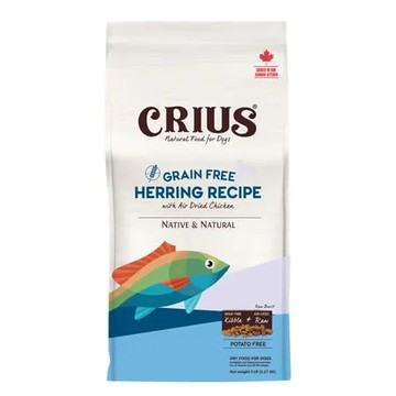 【CRIUS 克瑞斯】天然寵物飼料-無榖白鮭魚犬糧 1LB