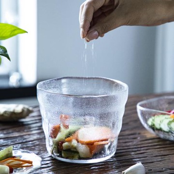 日本淺漬罐泡菜壇子加厚家用透明玻璃瓶子密封罐帶蓋一夜漬腌菜缸