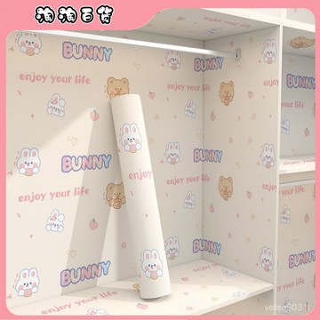 台灣出貨 衣櫃貼紙自粘防潮防黴墊紙衣櫥櫃子內翻新壁紙美化改色高級感貼膜