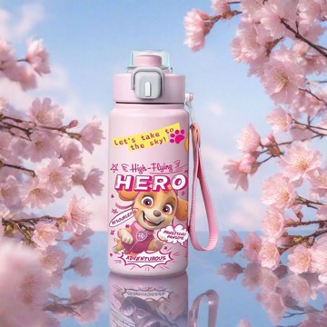 【臺灣-出貨】汪汪隊天天二次元禮物動漫爆改塗鴉水壺兒童生日個性學生保溫杯