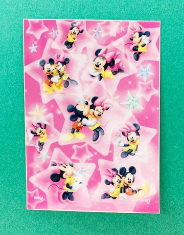 【震撼精品百貨】Micky Mouse_米奇/米妮 ~手機膜貼紙~米妮#05921