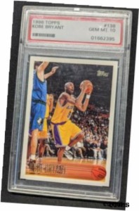 トレーディングカード KOBE BRYANT 1996 TOPPS ROOKIE CARD #138 PSA