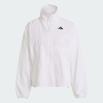 adidas Adidas 愛迪達 W Q2 Jkt KB6194 女 夾克 運動外套 休閒穿搭 防風 白