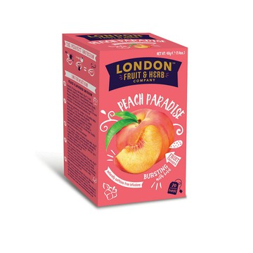 【史代新文具】英國芙賀茶 蜜桃樂園 天然花果茶(無咖啡因)