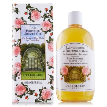 L’ERBOLARIO 蕾莉歐 玫瑰沐浴乳 (500ml)-專櫃公司貨