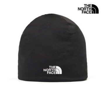 【The North Face 官方旗艦】 北面男女款黑色吸濕排汗舒適毛帽｜888AJK3