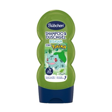 (預購) Bübchen （中譯：貝臣） 寶可夢妙蛙種子沐浴洗髮露 230ml (BU036)