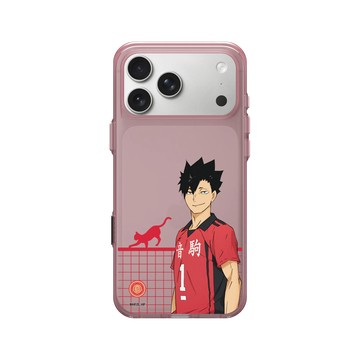 iPhone 17 Pro Max Clear (相機按鈕) 晶醺玫 - 排球少年 Haikyu!! - 球場上的黒尾