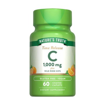 [Nature's Truth綠萃淨] 釋放型維生素C-1000mg複方錠 (60錠/瓶)-釋放型維生素C-1000mg複方錠