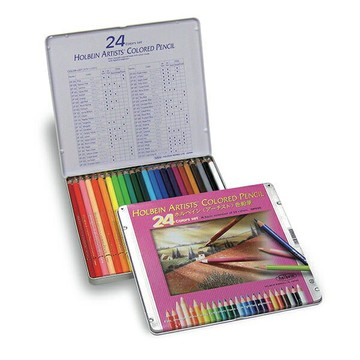 Holbein Artists’ color pencil 好賓24色油性色鉛筆 OP920【APP滿額下單10%點數(單一帳號最高5000點)】1/31止