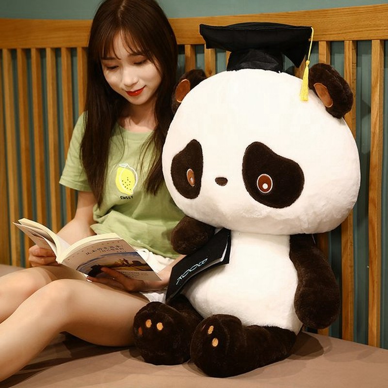 ぬいぐるみ パンダ 博士 抱き枕 添い寝 かわいい インテリア 入学祝い 卒業祝い ギフト55cm 通販 Lineポイント最大0 5 Get Lineショッピング