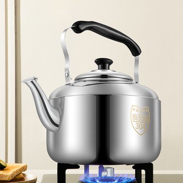 304不銹鋼燒水壺燃氣鳴笛家用柴火水壺燒水電磁爐煤氣灶用大容量