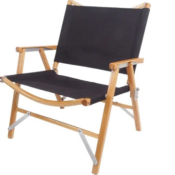 Kermit Chair 白橡木克米特椅(黑) 戶外露營 休閒 折疊野餐椅