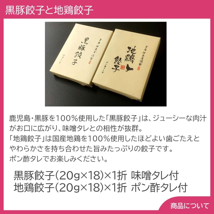 兵庫 芦屋 伊東屋謹製 黒豚餃子と地鶏餃子 プレゼント ギフト 内祝 御祝 贈答用 送料無料 お歳暮 御歳暮 お中元 御中元