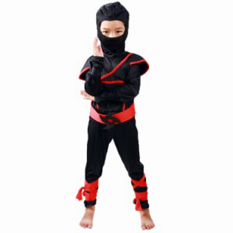 ハロウィン 衣装 子供 男の子 忍者 コスプレ 仮装 キッズ 子供用 コスチューム 上下セット 赤 サイズ 95 110 1 130 140 通販 Lineポイント最大1 0 Get Lineショッピング