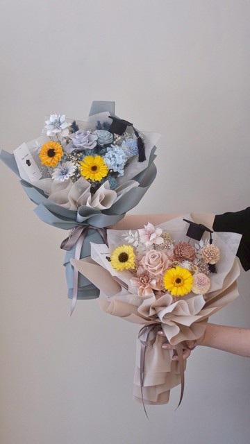 /畢業花束B款/教師節 畢業花束 乾燥花 太陽花 畢業花