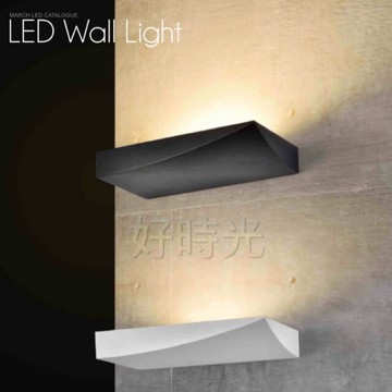 MARCH 壁燈 LED 12W 夜燈 床頭燈 臥室燈 走道燈 牆燈 全電壓 3000 黃光 BD889-B/W