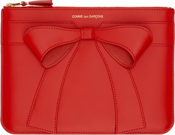 Comme des Garçons Wallets 红色 Big Bow 手拿包