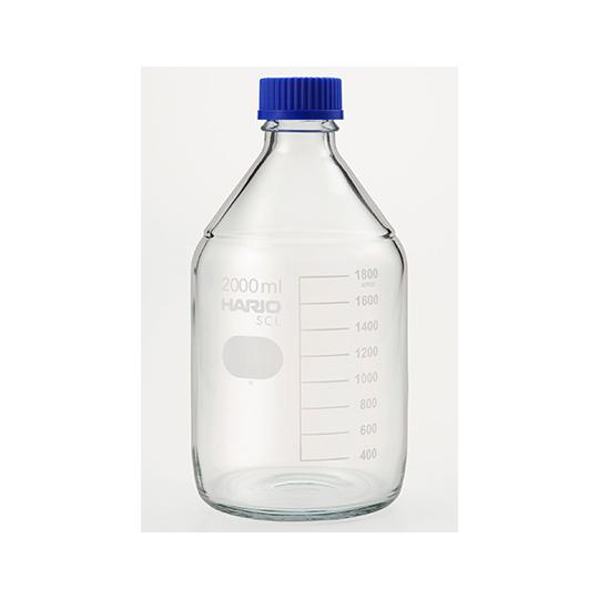 HARIO 耐熱ねじ口瓶 液切リング付 GL-45 2000mL 10本入 NBO-2L-SCI (63