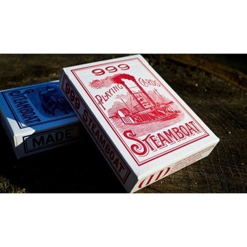 【USPCC 撲克】Steamboat 999 by dan and dave 蒸汽船紅(牌盒有小壓,可接受再下單喔)