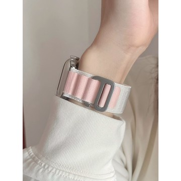 《台灣出貨》多色可選 適用 APPLE WATCH 高山尼龍錶帶 拼色錶帶 S11 S10 SE 46mm 女士錶帶