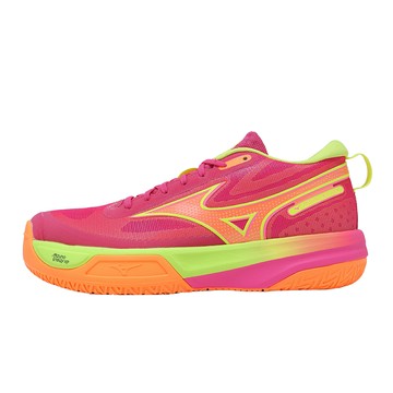 Mizuno 美津濃 排球鞋 Neo Jump 男鞋 紫 橘 輕量 緩衝 回彈 V1GA2599-42