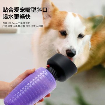 亞馬遜新款寵物水杯狗狗便攜式戶外隨行杯寵物旅行水杯貓咪喂水杯