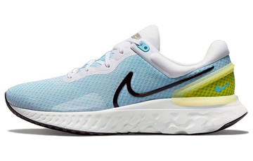 REACT MILER 3 WHITE CHLORINE BLUE
