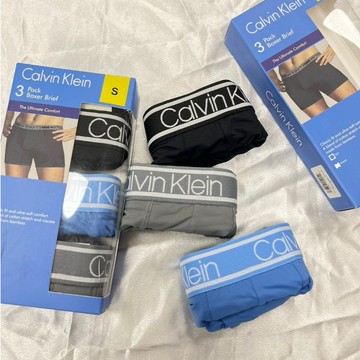 【other more 特選潮流】正品實拍 CALVIN KLEIN BAMBOO BOXER 男竹纖維內褲3入組