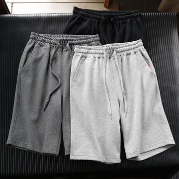 掌柜自留！舒適透氣！夏季男士寬松百搭松緊腰運動休閑短褲五分褲