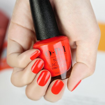 OPI 激進份子 NLF034 經典指甲油/小黑蓋 超美甲狀態系列 Totally Red-ical