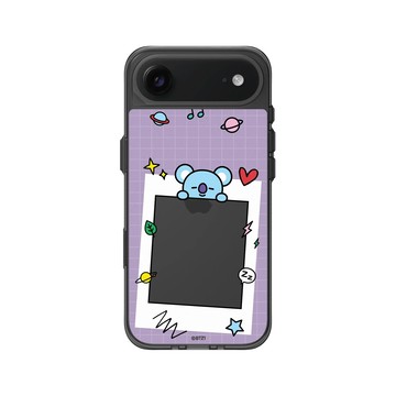 iPhone Air Clear (相機按鈕) 酷墨灰 - BT21 - KOYA Stay With You