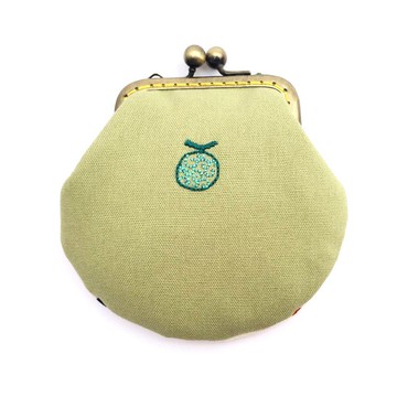 刺繡水果口金小物包