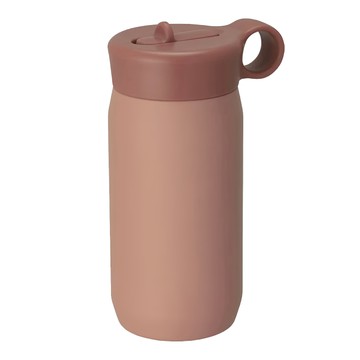 KINTO PLAY TUMBLER吸管保溫瓶  霧粉色  300ml  1個