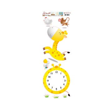 itaste 小品味 時鐘貼 PVC材質 適用於6歲以上幼兒  85 x 60cm