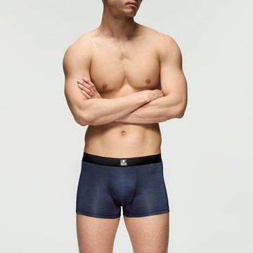 Mr. DADADO-黑標系列-WINCOOL涼感 M-3L貼身中腰四角男內褲(穩酷藍) 高針數布料-GK6262NS