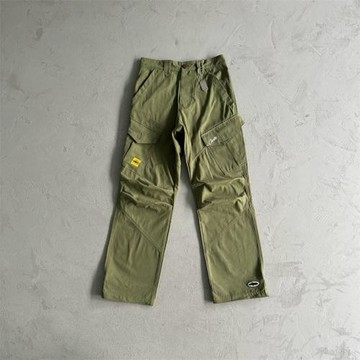 惡魔島Slant pocket military green Bottoms工裝褲美式潮牌運動