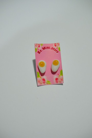 微縮鷄蛋軟糖耳環