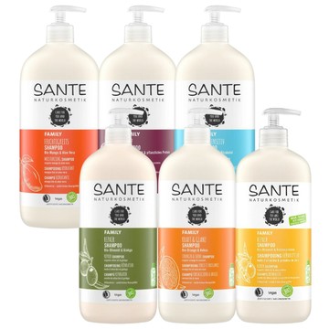 德國 Sante 沙達 洗髮露系列 500/950ml 蘆薈 芒果 樺木 銀杏橄欖 椰子柳橙 溫和 保濕 附發票【心心哈德】現貨 全館499超取免運｜滿額領券最高現折$200｜雙12嘉年華⚡專櫃 美妝 香氛 保養 禮享保養 香約聖誕 美的三次方