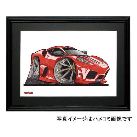 イラスト F430（スクーデリア・赤）