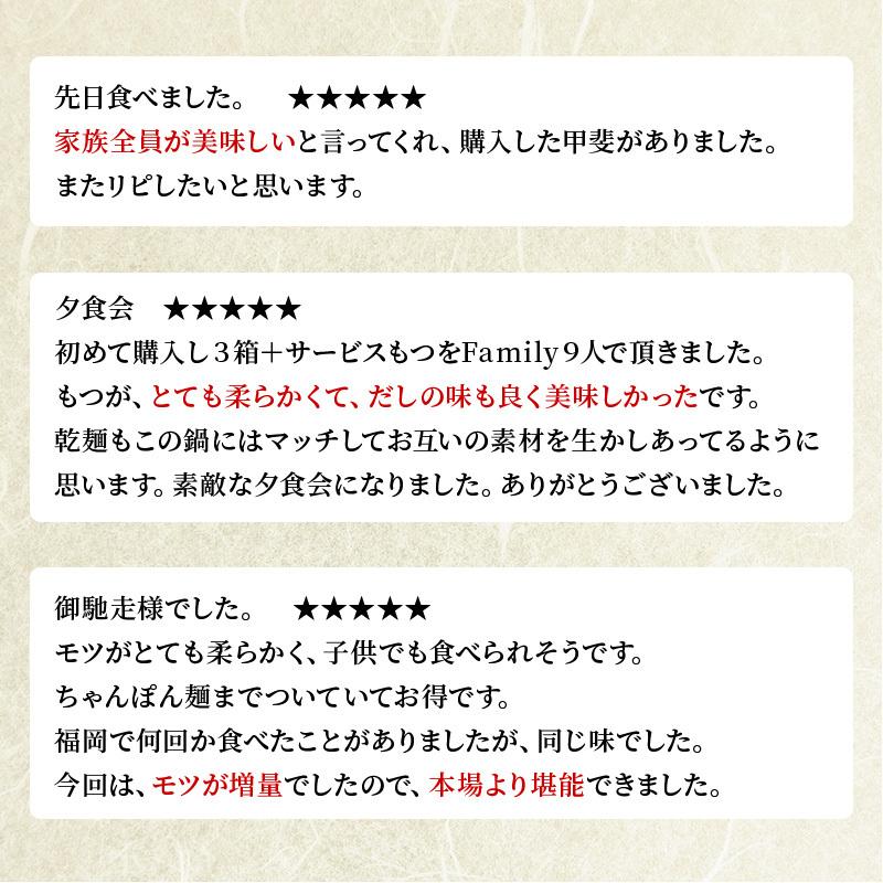 モツ鍋 もつ鍋 博多 牛 もつ ホルモン 鍋 セット ちゃんぽん お取り寄せ 常温保存 長期保存可能  牛もつ鍋セット 3-4人前×3セット