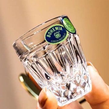 新品BOHEMIA捷克進口水晶杯小酒杯歐式創意烈酒杯家用小號白酒杯