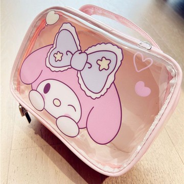 化妝包🎀 甜美可愛美樂蒂化妝包大容量便攜出游化妝品護膚品收納包袋洗漱包