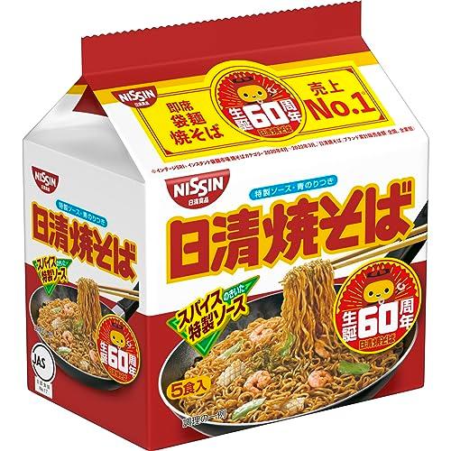 日清食品 焼そば 5食パック 500g×6パック (食品 袋麺 インスタント)