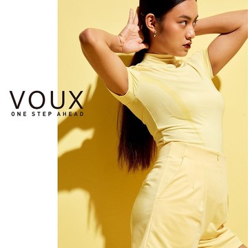 COZEE-除臭合身印花上衣(女)-檸檬派黃