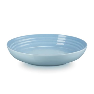 LE CREUSET 瓷器義麵盤 22cm  217 x 217 x 43mm  海岸藍  1個