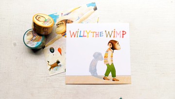 安東尼布朗-膽小鬼威利-明信片