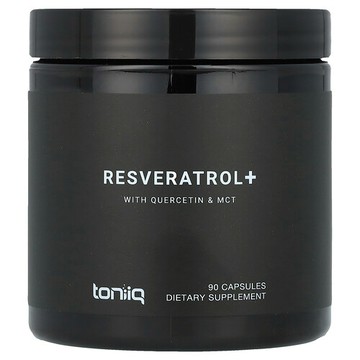 Toniiq, 白藜蘆醇+，含五羥黃酮和中鏈甘油三酯，90 粒膠囊